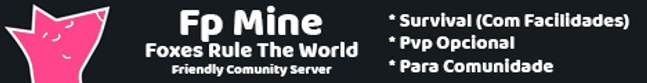 Banner do servidor Minecraft Fp Mine