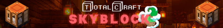 Banner do servidor Minecraft TotalCraft SKyBlock
