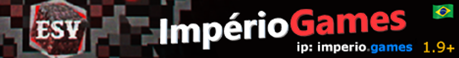 Banner do servidor Minecraft Império Games
