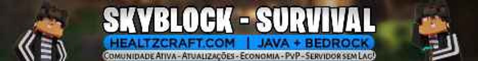 Banner do servidor Minecraft Healtz Craft
