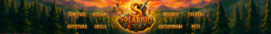 Banner do servidor Minecraft Solarium
