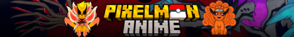 Banner do servidor Minecraft Pixelmon Anime