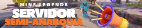 Banner do servidor Minecraft Mine legends