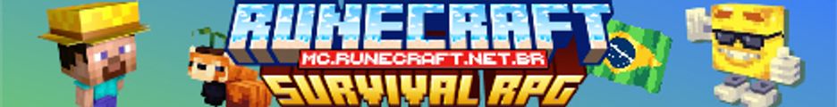 Banner do servidor Minecraft RuneCraft
