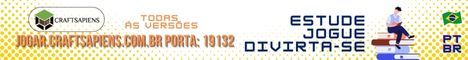 Servidor de Minecraft CraftSapiens - Jogar.craftsapiens.com.br:19132