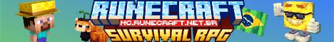 Servidor de Minecraft RuneCraft - mc.runecraft.net.br
