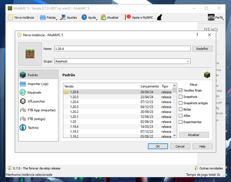 MultiMC - Minecraft Launcher