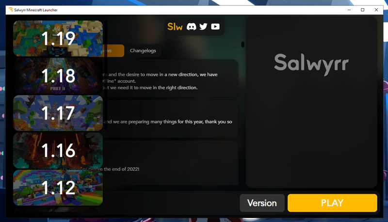 Salwyrr Launcher - Minecraft Launcher